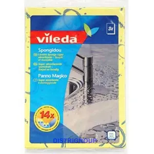 VILEDA Lot de 2 Eponges vaisselle - Carré pas cher