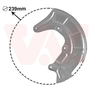 Comparateur de prix : VAN WEZEL Déflecteur, disque de frein pour VOLKSWAGEN: Lupo & AUDI: A2 (Ref: 5817371)