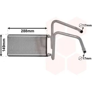 Comparateur de prix : Radiateur de chauffage VAN WEZEL 53006714 - Réf. 53006714