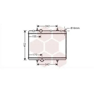 International Radiators Radiateur refroidissement moteur VAN WEZEL 40002281 - Réf. 40002281 pas cher