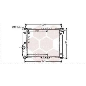 Comparateur de prix : International Radiators Radiateur refroidissement moteur VAN WEZEL 81002066 - Réf. 81002066
