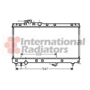 Radiateur refroidissement moteur VAN WEZEL 53002350 - Réf. 53002350 pas cher