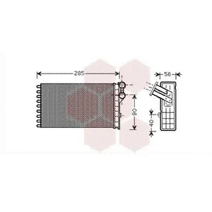 Comparateur de prix : VAN WEZEL Radiateur de chauffage pour CITROËN: C4 (Ref: 09006239)