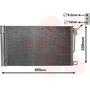 Comparateur de prix : Van Wezel Autoparts CONDENSEUR AVEC SÉCHEUR 17005314 International Radiators 17005314