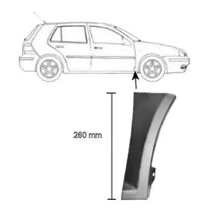 Comparateur de prix : VAN WEZEL Aile pour VOLKSWAGEN: Golf, Bora (Ref: 5888156)