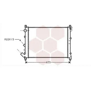 Comparateur de prix : International Radiators VAN WEZEL Radiateur moteur pour RENAULT: Laguna, Espace (Ref: 43002164)