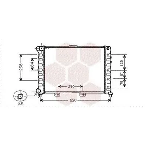 International Radiators Radiateur refroidissement moteur VAN WEZEL 01002029 - Réf. 01002029 pas cher