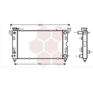 International Radiators Radiateur refroidissement moteur VAN WEZEL 07002028 - Réf. 07002028 pas cher