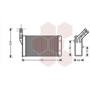 Comparateur de prix : International Radiators Système de chauffage VAN WEZEL, par ex. pour Citroën, Peugeot