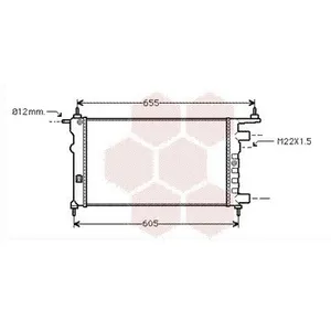 International Radiators Radiateur refroidissement moteur VAN WEZEL 37002261 - Réf. 37002261 pas cher