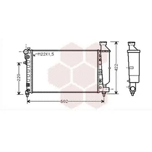 Comparateur de prix : International Radiators Plus Radiateur refroidissement moteur VAN WEZEL 09002116 - Réf. 09002116