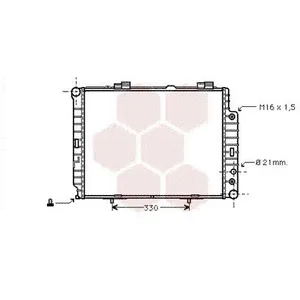 International Radiators VAN WEZEL Radiateur moteur pour MERCEDES-BENZ: Classe E (Ref: 30002283) pas cher