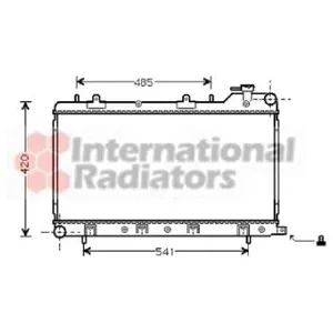 Comparateur de prix : International Radiators Radiateur, refroidissement du moteur VAN WEZEL, par ex. pour Subaru