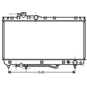 Radiateur, refroidissement du moteur 53002304 International Radiators 53002304 pas cher