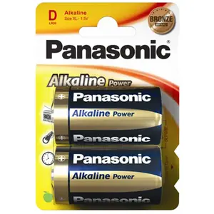 Comparateur de prix : PANASONIC Lot de 2 Blisters de 2 Piles Alkaline Power LR20 / D - 1,5V