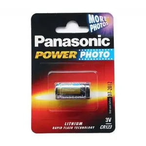 PANASONIC CR-123 Batterie Lithium - Accumulateurs, batteries et chargeurs pas cher