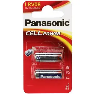 Pack de 2 piles Panasonic Micro Alkaline LRV08 12V pas cher