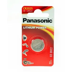 Tecxus Panasonic 1 pile Panasonic CR2025 3V Lithium Button Cell Knopfzelle pas cher