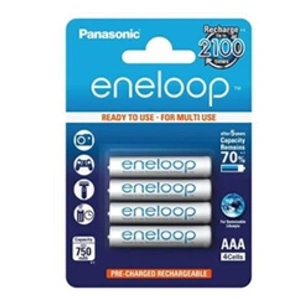 Panasonic Pack De 4 Piles Nimh Micro Aaa Hr03 1.2v/750mah Blister 52362099 pas cher