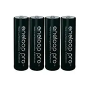 Panasonic Piles NiMH Mignon AA HR06 1.2V Blister (Pack de 4) BK-3HCDE/4BE