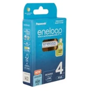 Pile rechargeable Panasonic PILES RECHARGEABLES ENELOOP AAA X4 800 MAH