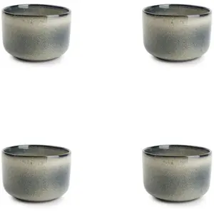 Salt&Pepper Bol 12xH8cm vert/bleu  - Lot de 4