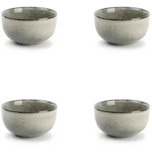 Salt&Pepper Bol 13xH7cm vert/bleu  - Lot de 4 pas cher