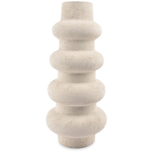 SP Collection Vase 22xH49cm blanc pas cher