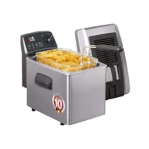 Comparateur de prix : Fritel Friteuse Turbo SF 4371 à double élément chauffant - 4L - 3200Watt
