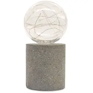 Comparateur de prix : Lampe de table solaire - GARDEN ID Nordic Light - Ø10 h19 cm - Autonom...