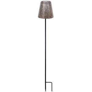 Lampe solaire - GARDEN ID Or - Ø12 h70 cm - Autonomie 6-8h - Pied stab...Vendu parcarrefour