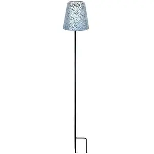 Comparateur de prix : Lampe solaire - GARDEN ID Argent - Ø12 h70 cm - Autonomie 6-8h - Pied ...
