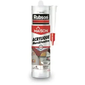 Rubson murs & fenetres cart 280ml blanc 1682998 pas cher