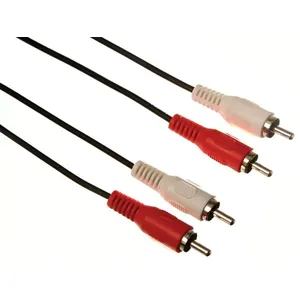 Comparateur de prix : Velleman 2 x fiche audio rca vers 2 x fiche audio rca / de base / 1.50...