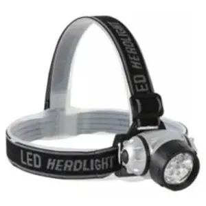 Perel - lampe frontale à 7 leds blanches ultralumineuses velleman EHL12 pas cher