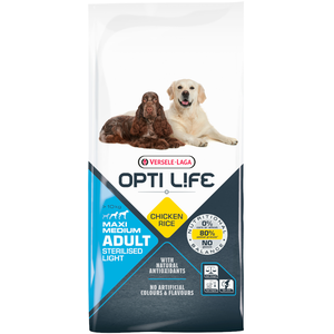 Comparateur de prix : Versele-Laga Croquettes pour chien Medium Maxi Adult Sterilised - Poulet - 12,5kg