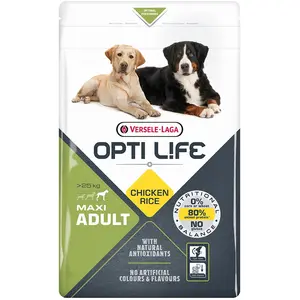 Comparateur de prix : Versele-Laga Croquettes opti life pour chien adulte grande taille sac 12,5 kg