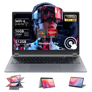 VANWIN PC Portable-écran tactile 15,6 FullView-AMD RYZEN3 3200U-360° Rotation... pas cher
