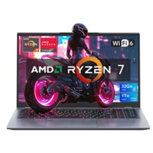 Vanwin PC Portable Gaming-AMD Ryzen 7 6800H-(Jusqu'à 4,7 Hz)-DDR5 32Go...