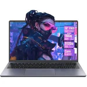 VANWIN PC Portable 16" Intel Core i5-8210Y (3.6 GHz)   16Go DDR3   512...
