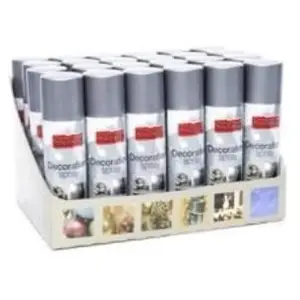 Idena Bombe spray argentée Noël Taille Unique pas cher