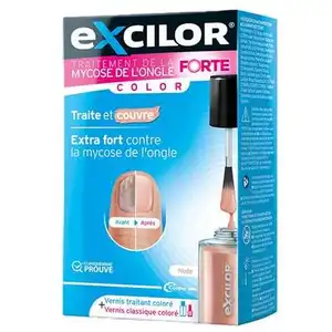 Comparateur de prix : Excilor Mycose De L'ongle Forte Color Nude 30ml