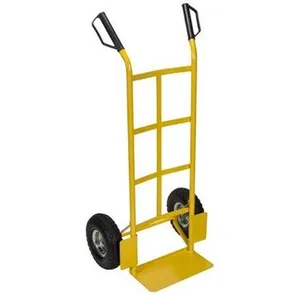 Comparateur de prix : Toolland Diable, avec poignées de sécurité, acier, bleu, charge max. 200 kg