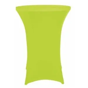 Perel Housse - pour table mange debout - lime