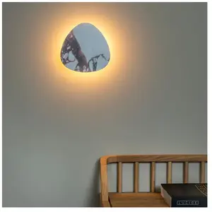 Lucide Kamien Applique mur.-Blanc-LED pas cher