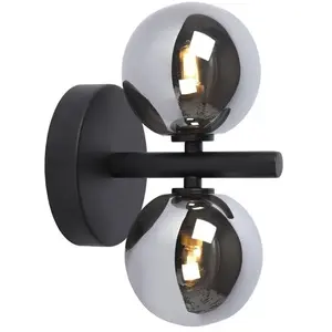 Comparateur de prix : Lucide 45274-02-30 Applique Murale, Acier, 56 W, Black 45274-02-30