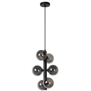 Comparateur de prix : Lucide TYCHO-Suspension 6 lumières H150cm