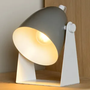 LUCIDE CHAGO - Lampe de table - 1xE14 - Gris