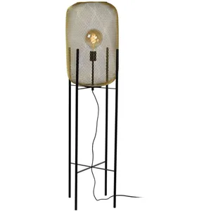 Lucide Mesh Lampadaire-Or Mat.-Ø35 pas cher