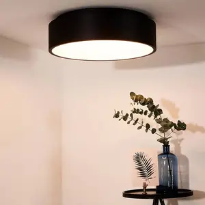Comparateur de prix : LUCIDE TALOWE LED - Plafonnier - Ø 45,5 cm - LED Dim. - 1x30W 3000K - Noir